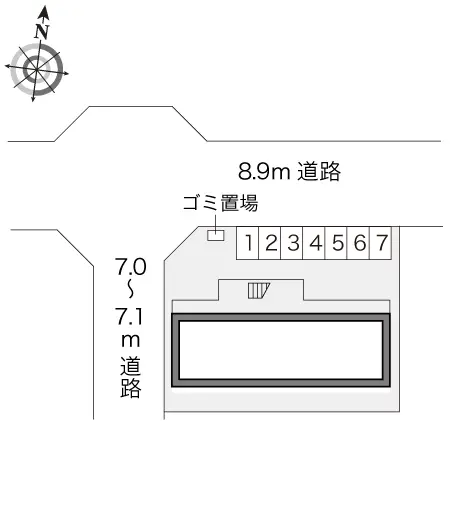 八戸市青葉２丁目 月極駐車場